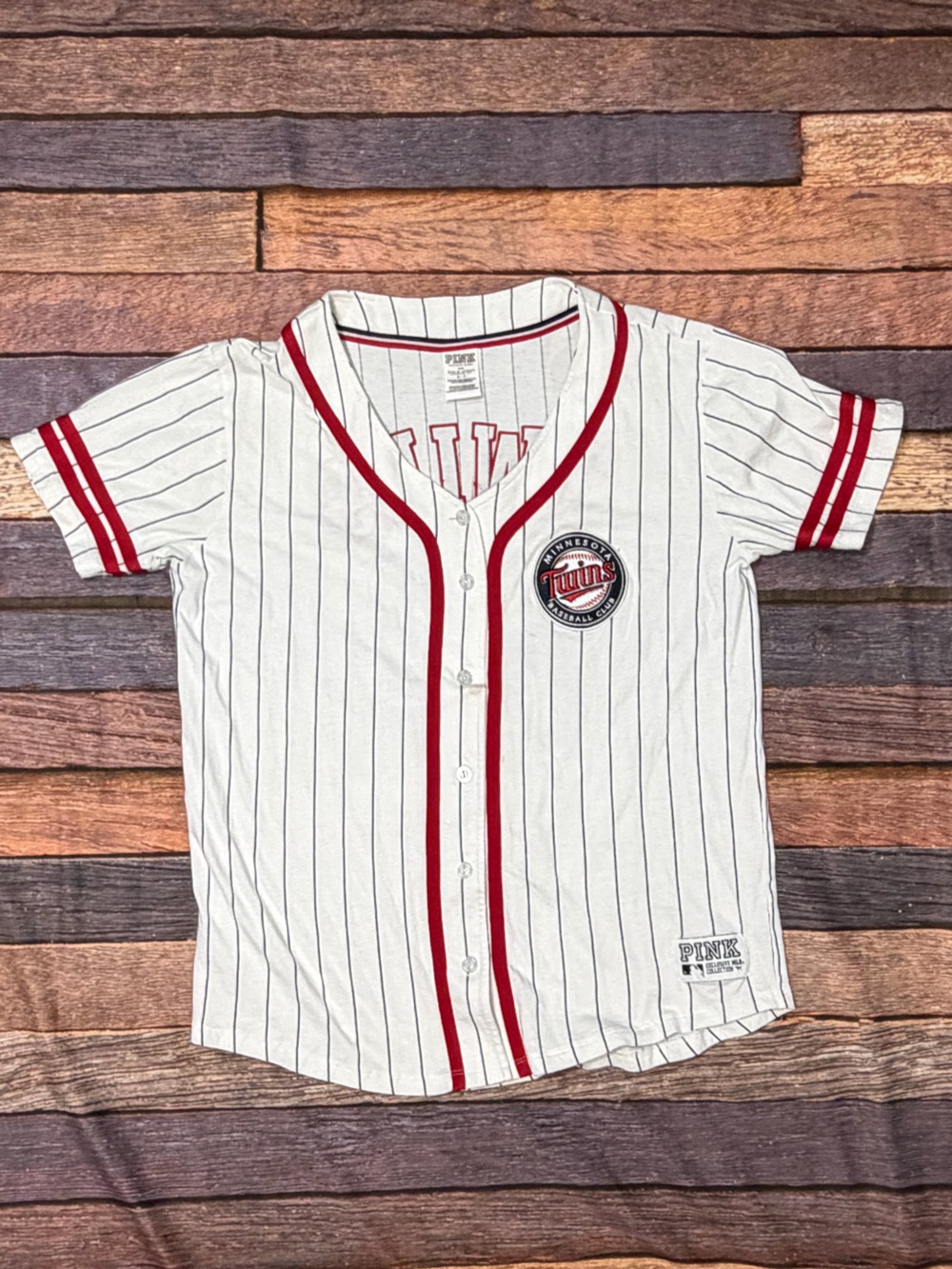 Minnesota Twins Victoria's Secret Women's MLB Baseball Jersey Sporty Athletic